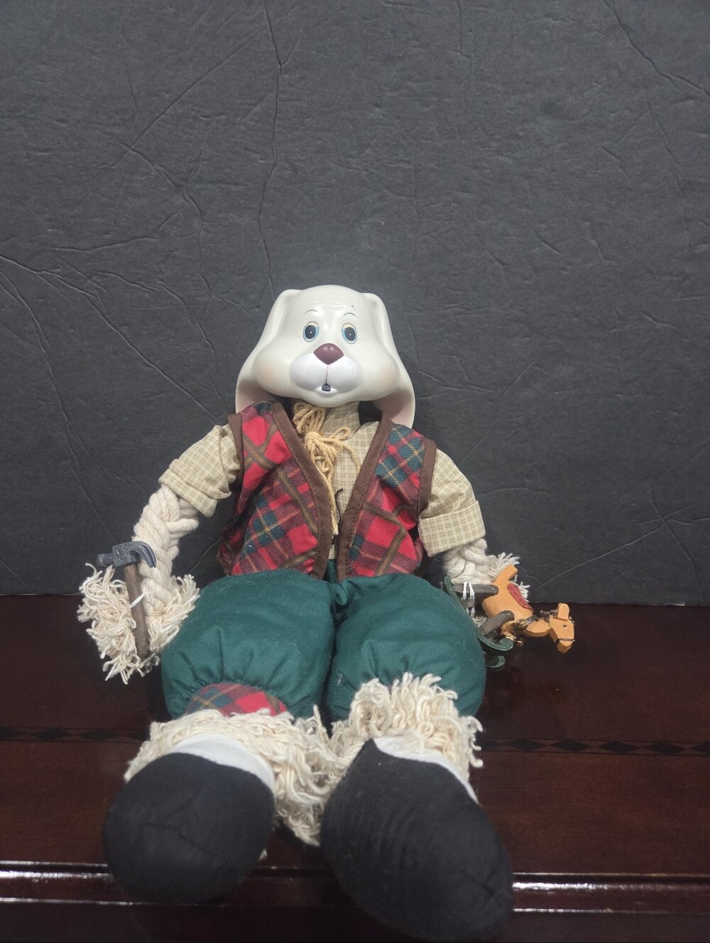 House Of Lloyd Christmas Around World Holiday Bunny Decor Doll